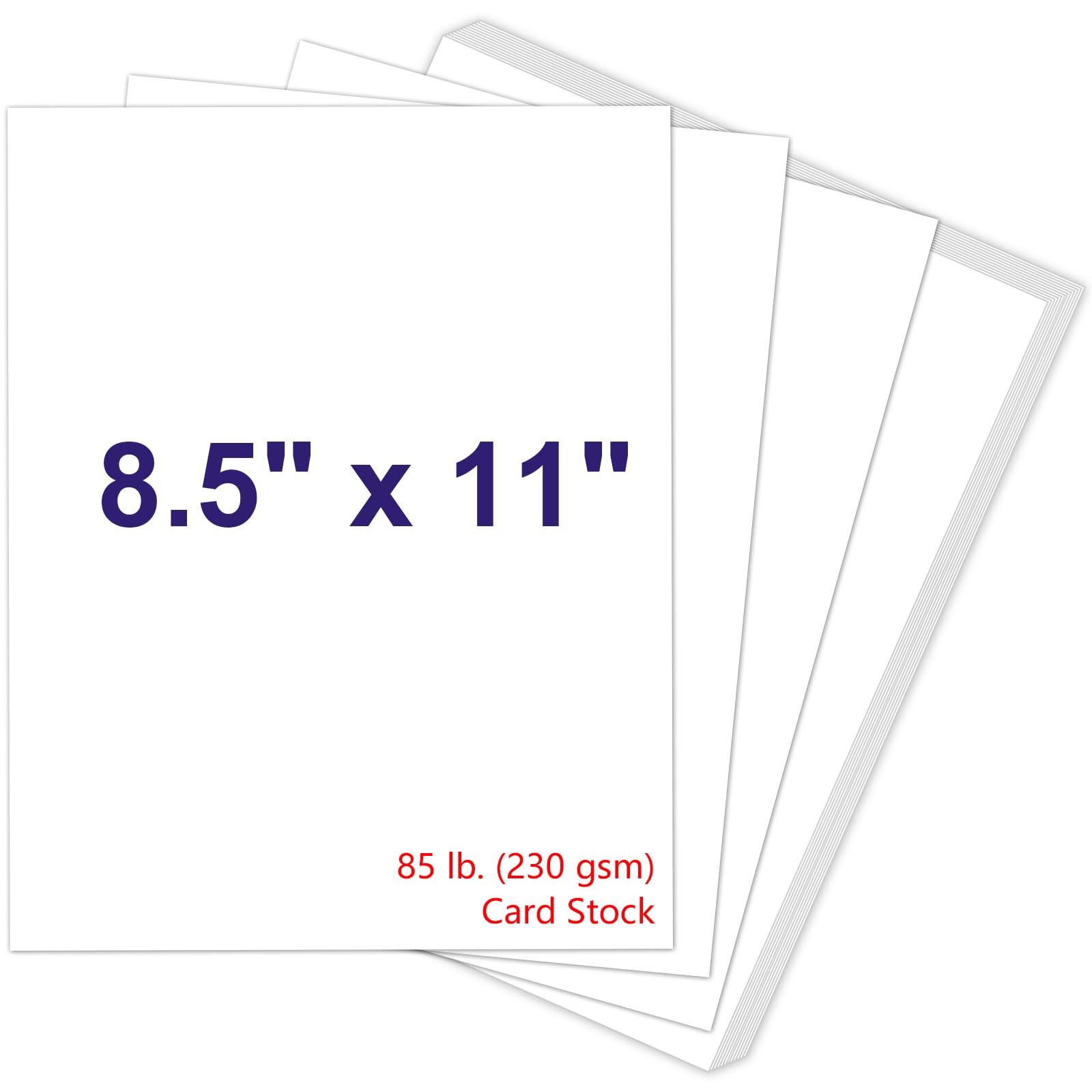 White Cardstock 8.5 x 11, 230gsm Cover Paper, 85 Lb 30P, white | eBay